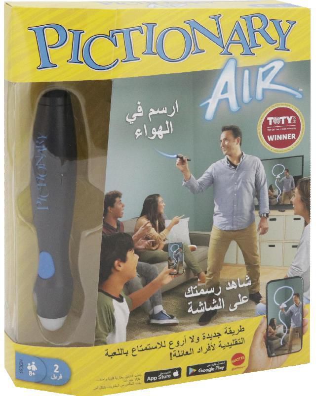 Mattel Pictionary Air: Draw in The Air! See it On Screen! Educational Game
