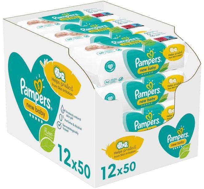 Pampers New Baby Sensitive Baby Wipes, (600-Piece)