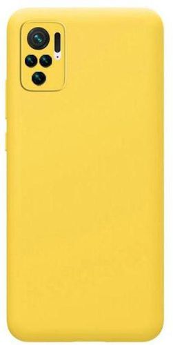 Silicone Back Cover With Camera Protector For Xiaomi Redmi Note 10 - Yellow