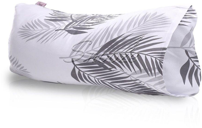 Snooze Long Pillowcases, Gray Tropical Design