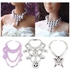 6-Piece/Set Fashion Miniature Collar Chain Pendant Necklace