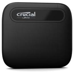 Crucial X6 500GB Portable SSD – Up to 540MB/s – USB 3.2 – External Solid State Drive, USB-C - CT500X6SSD9