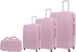Trolley Travel Bags by Star Line set of 5 bags 161025 - Pink