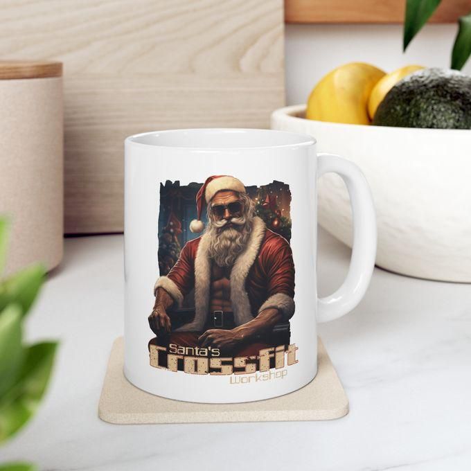 Crossfit Santa Claus Mug