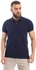 Ted Marchel Pique Turn Down Collar Regular Polo Shirt - Navy Blue