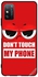 Protective Case Cover For Honor X10 Max 5G Don't Touch My Phone Red