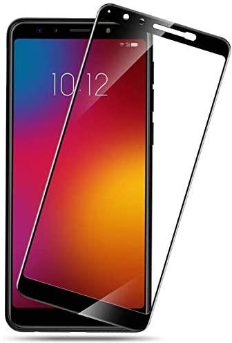 Full Coverage anti-Scratch Tempered Glass Screen Protector For Lenovo K9, Black