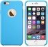 Margoun iPhone 6 Plus Silicon Back Shield Case (With Screen Protector) - Blue