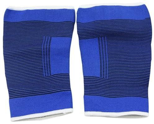 one piece 2pcs blue elastic knee support pad brace guard sleeve strap bandage wrap gym drop shipping 1 882188