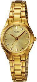 CASIO GOLD COLOR METAL WATCH FOR WOMEN LTP-1275G-9A