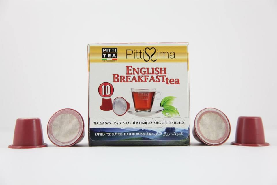 Pittissima English Breakfast Tea Capsules Nespresso Compatible 2 boxes 20 capsules
