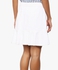 White Ruffle Denim Skirt