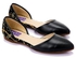 xo style Elegant Women's Flat Shoes - Black