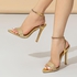 High Heel Sandals Women Shoes - Gold
