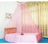 Allwin Elegant Round Lace Insect Bed Canopy Netting Curtain Dome Mosquito Net-pink