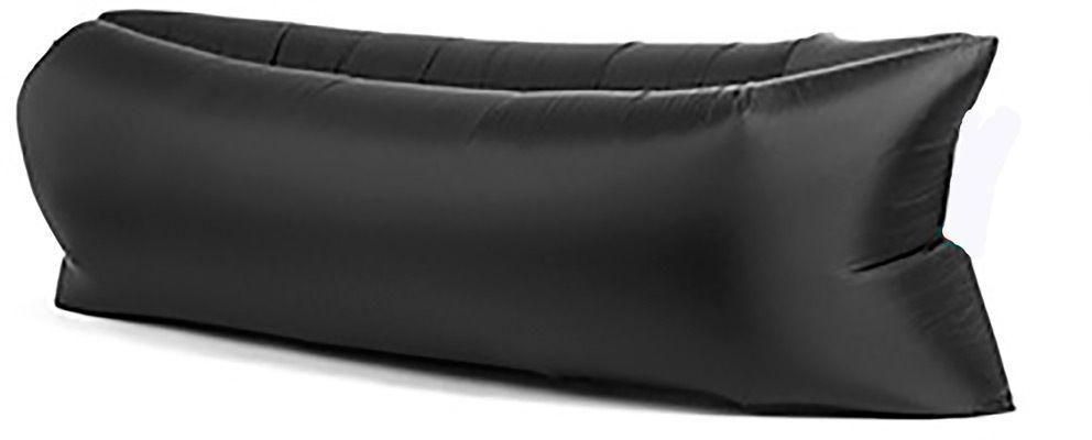 Black Portable Outdoor Fast Inflatable Air Lazy Sofa Sleeping Bag Camping Home Beach