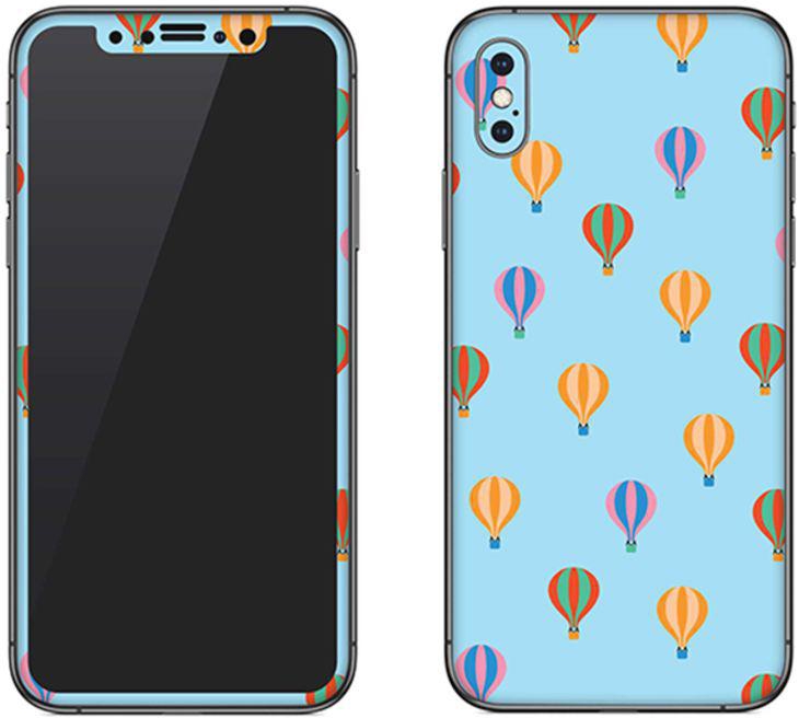 Vinyl Skin Decal For Apple iPhone XS Max Hot Balloons