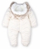 Babies jacket with fur lining - off white