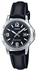 Get Casio LTP-V004L-1BUDF Analog Casual Watch for Women, Leather Band - Black with best offers | Raneen.com