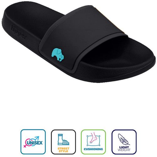 Fipper-slipper Fipper Slip On for Men - 6 Sizes (Black/Turquoise)
