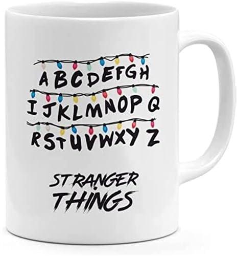 Fast Print Alphabets Stranger Things 11Oz Coffee Mug Tv Show Stranger Things 11Oz Ceramic Novelty Mug