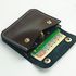 Motevia Men Genuine Leather Card Slots & Money 3 Section Flip Wallet (Brown)