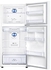 Samsung 420 Liters Top Mount Refrigerator, White - RT42K5000WW, 1 Year Warranty