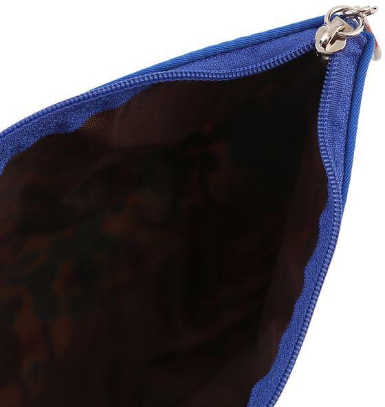Generic Women Protable Waterproof Hand Bag Printing Cosmetic Bag Travel Ladies Pouch Light Blue