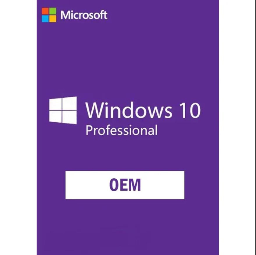 Microsoft Windows 10 Professional OEM License Key Only