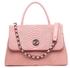 Zeneve London 63S63 Exotic Satchel Bag for Women - Pink