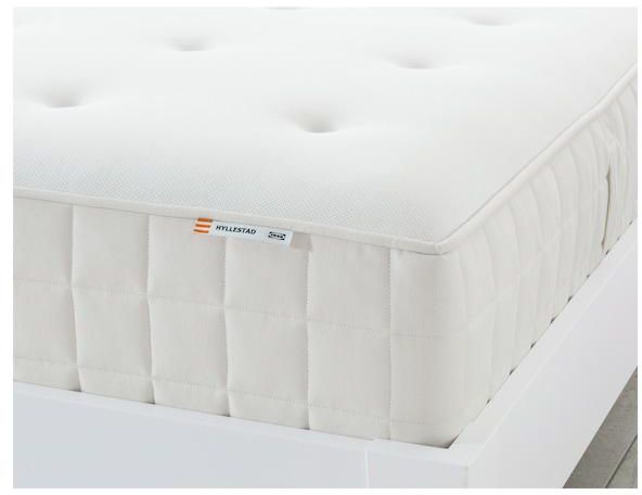 HYLLESTAD Pocket sprung mattress, firm/white, 90x200 cm - IKEA