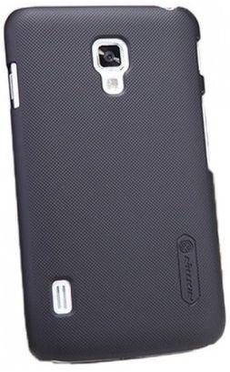 LG P715 Nillkin Stylish Frosted Super Shield Case Cover [Black]