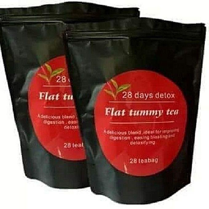 Flat Tummy Tea Flat tummy tea Tummy Slimming Tea-28days Detox with Moringa and Oolong, 56 Tea Bags