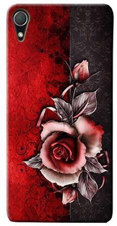Combination Protective Case Cover For Sony Xperia Z2 Vintage Rose