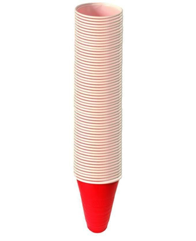 Disposable Plastic Party Cups - 50pcs