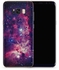 Vinyl Skin Decal For Samsung Galaxy S8 Red And Purple Space