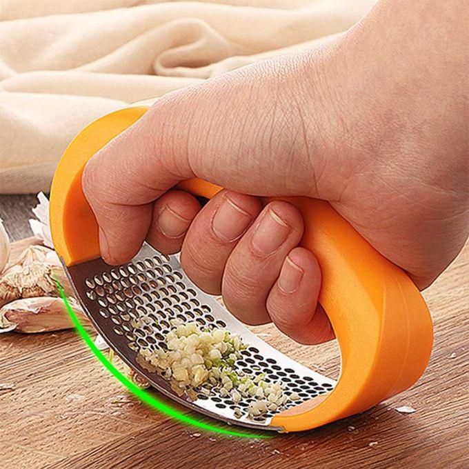 Hand Garlic Masher And Mincer Small Stainless Steel Manual