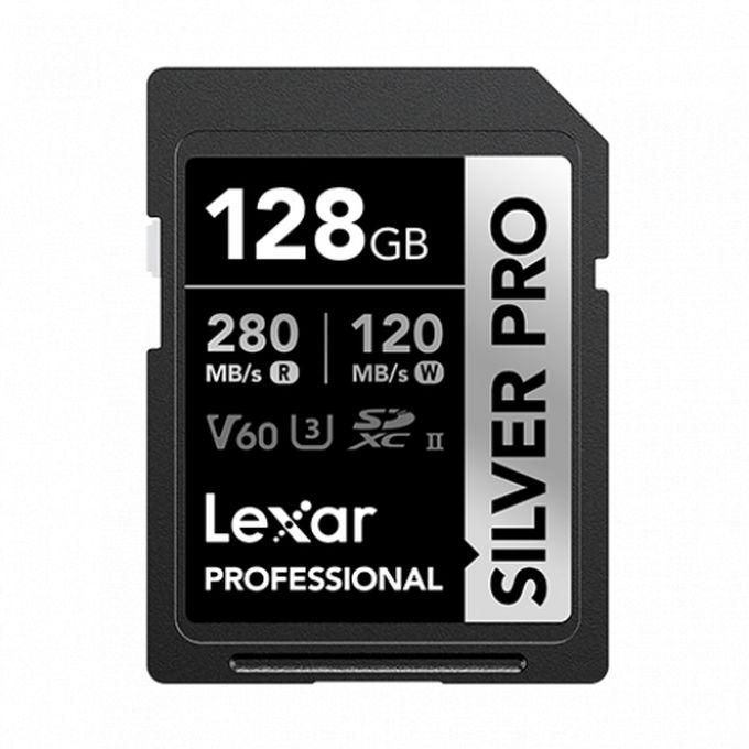 Lexar بطاقة Lexar® Professional SILVER PRO 128G SDXC™ UHS-II