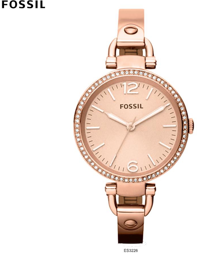 Fossil ES3226 Ladies Watch 100% Original & New (Rose Gold)