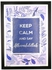 Keep Calm Art A3 Print Art Photo Frame