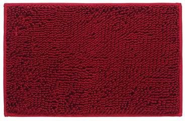 Microfiber Washable Indoor Bath Rug Red 40×60 centimeter
