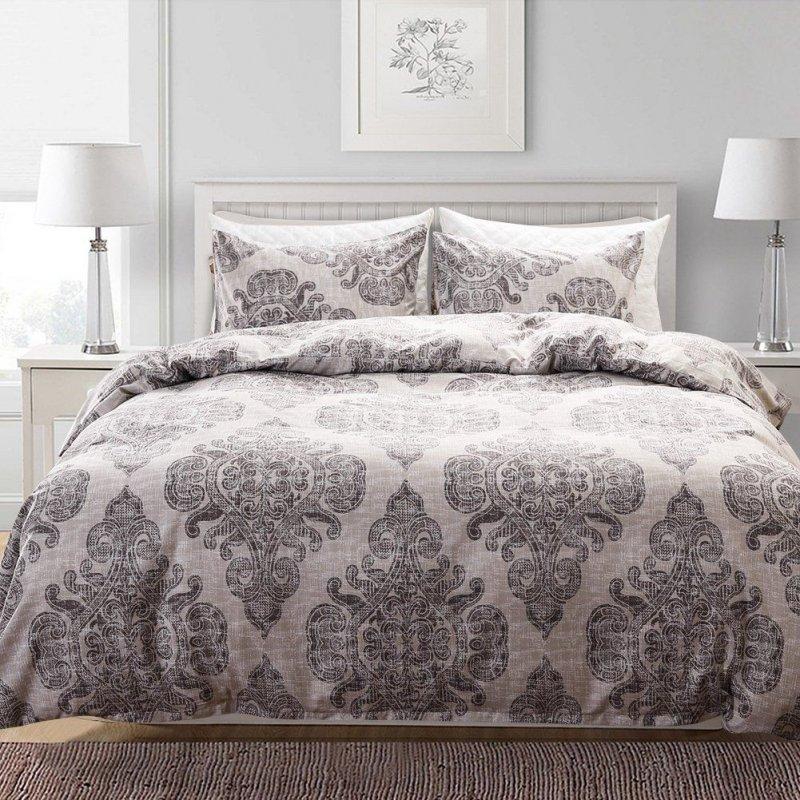 Duvet Quilt Cover Bedding Set Printed With Pillow Case Comfort Houz Queen King