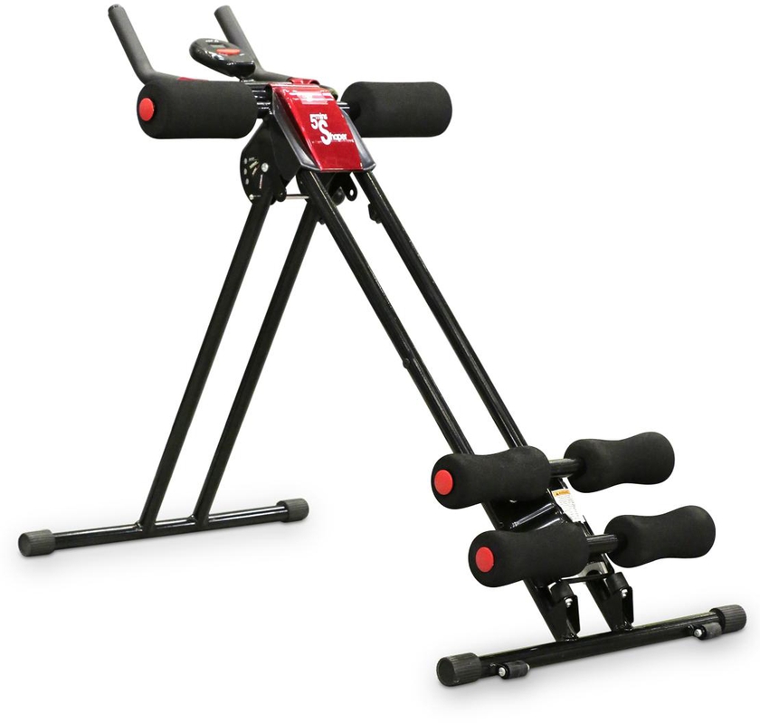 5 Min Shaper Total Workout Exercise Machine Red and Black