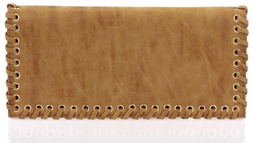 Clutch For Women , leather, brown