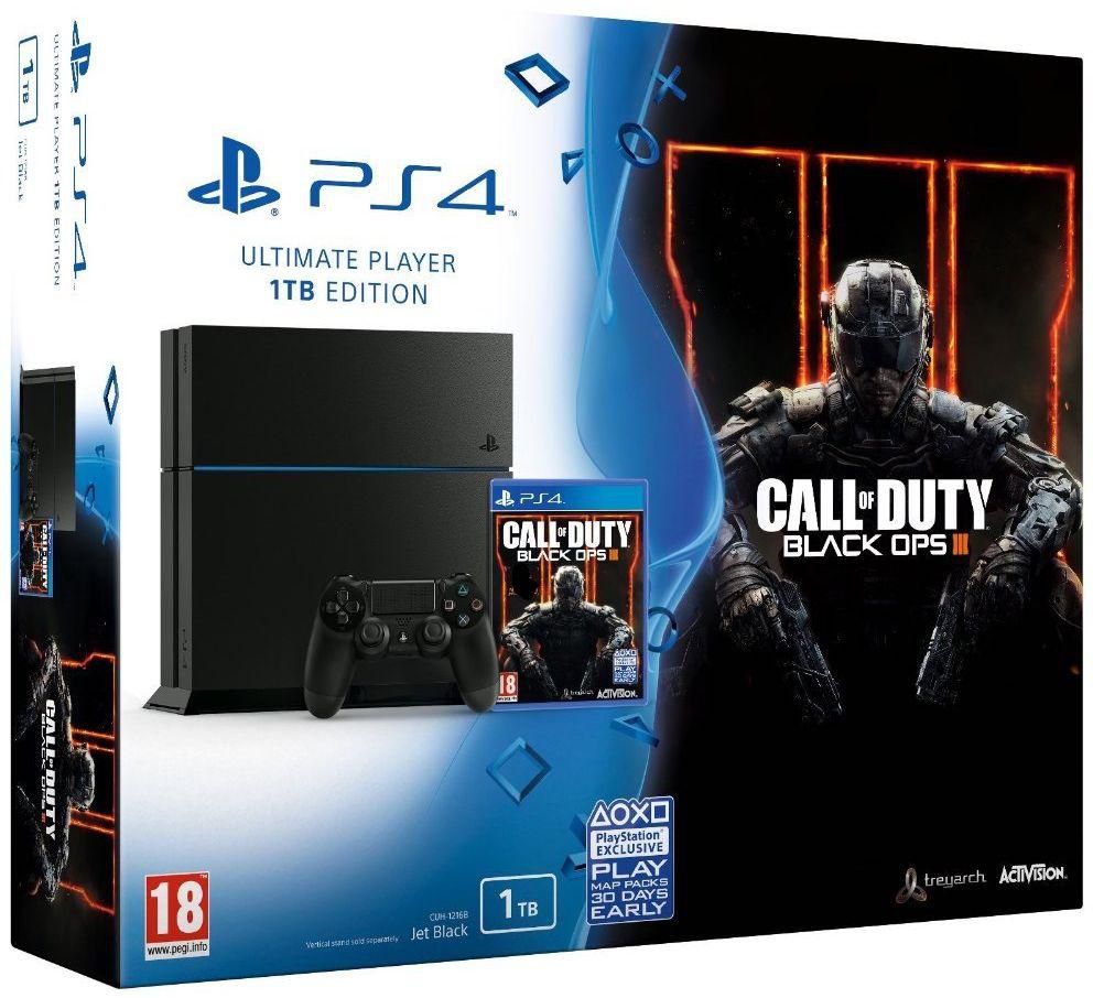 SONY PLAYSTATION 4 1TB CONSOLE WITH BLACK OPS 3‫(PS4 PAL)