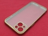 Iphone 13 (6.1 Inch) Matte Color Design Semi Transperent Silicon Back Cover With Coloured Sides- Matte Gold