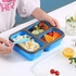 Silicone Foldable Lunch Box (Blue)