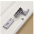 10-Piece Universal Cabinet Hinge LED Sensor Light Warm White/Grey 45cm