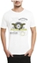 Ibrand S605 Unisex Printed T-Shirt - White, Large