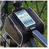 Magideal Mountain Road Bike Handlebar Bag with Front Tube Bag for 5.5 Inches Phone